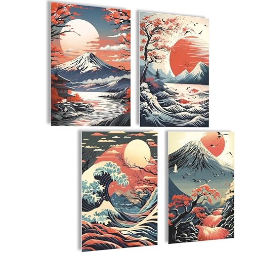 mojoliving Japan Poster Japan Deko Japanische Deko Aesthetic Bilder Anime...