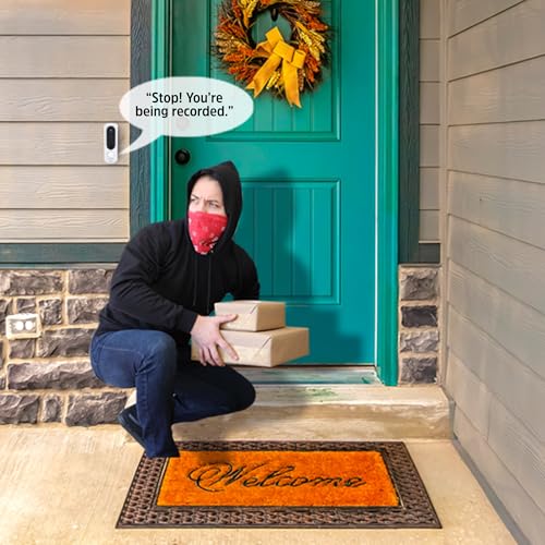 Campainha de bateria Xtreme Smart Snapshot, campainha Wi-Fi de 2,4 GHZ com notificações instantâneas