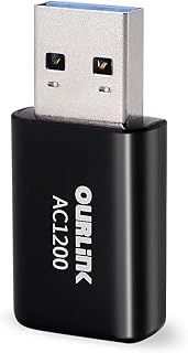 USB WiFi Adapter 1200Mbps USB 3.0 Wireless Network WiFi Dongle Mini Compact Size for Laptop/Mac,Dual Band 2.4G/5G 802.11ac,Support Windows 10/8/8.1/7/Vista/XP, Mac os 10.6-10.15 (Mini Size)