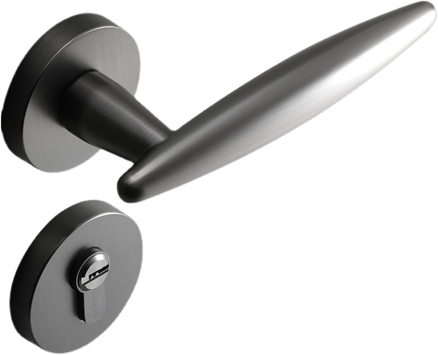 Room Door Lock Indoor Bedroom Silent Door Lock Gray Black Split Lock Door Lock Home Simple Lock Room Door Lock