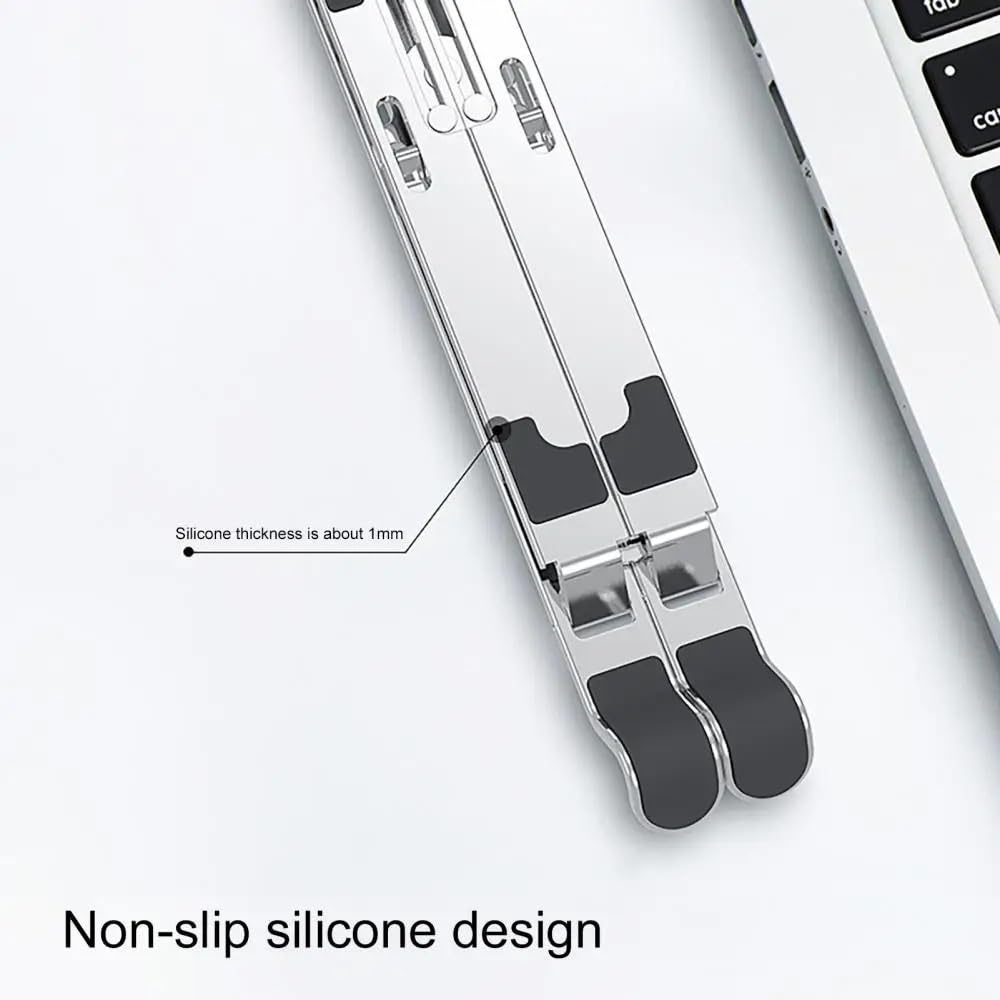 podstawka pod laptopa Regulowany Składany Stojak Na Laptopa Ze Stopu Aluminium Przenośny Aluminiowy Uchwyt Na Notebooka Podstawa Tabletu Wspornik Rozpraszający Na Biurku wentylator chłodzący do laptop