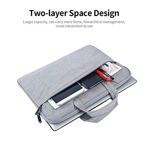 Bolsa de laptop, Romacci Bolsa multifuncional para laptop de 15,6 polegadas Bolsa para laptop de nyl
