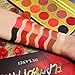 Afflano Red Eyeshadow Palette Makeup, Highly Pigmented Matte Shimmer Orange Warm Fall Sunset Tones Sparkle Eye Shadow Palettes,Long Lasting Soft Smokey Natural Vegan Metallic Make-Up Pallets 12 Color