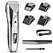 Produktbild Haarsperrer für Männer - Schnurlose Keramikklinge Herrenhaarschneider Bart Trimmer Haarschneid- & Pflegekit Aufladbar