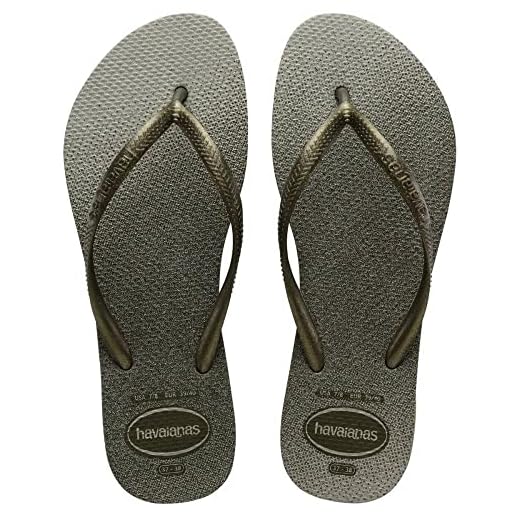 Chinelo Slim Gloss, Havaianas, Feminino, Musgo, 33/34