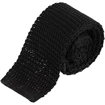 Trafalgar Men's Zion Knit Silk Solid Colored Necktie