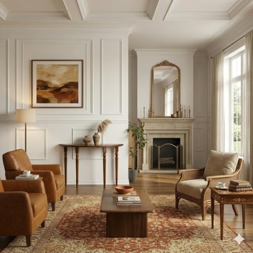 Image of Wooden Expert 120Cm Length Premium Royal Half Moon Console Table with Storage | Narrow Wooden Entryway Accent Table | Solid Semi-Circle Design for Living Room, Hallway, Foyer, Entrance (120x35x80Cm)