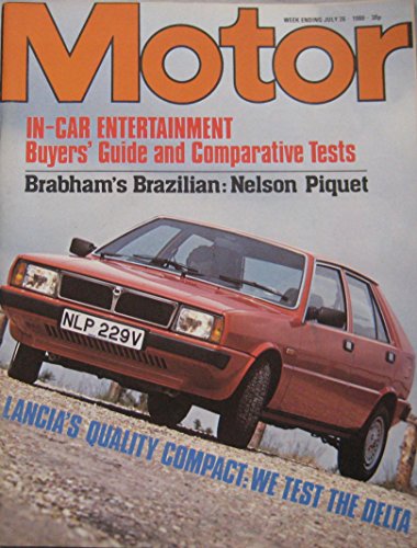  Motor magazine 26/7/1980 featuring Lancia Delta road test