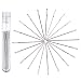 eBoot 5.2 cm Large-Eye Stitching Needles Hand Sewing Needles for Leather Projects with Clear Bottle, 20 Pack