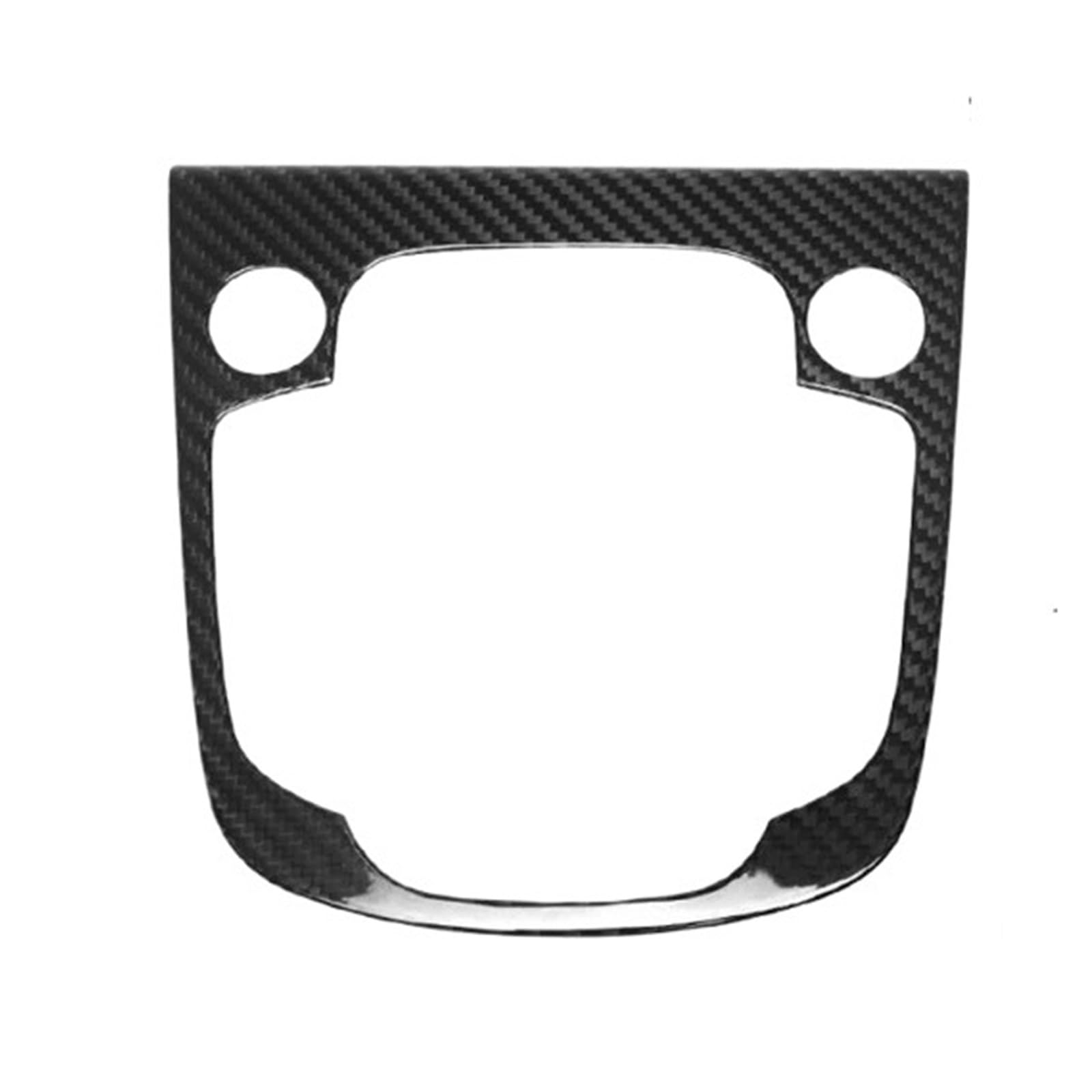 for Hyundai for Kona N 2021-2023 Carbon Fiber Center Console Gear Frame Decal Interior Moldings Center Console Trim(Glossy Carbon)