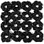 BLACK SCRUNCHIES