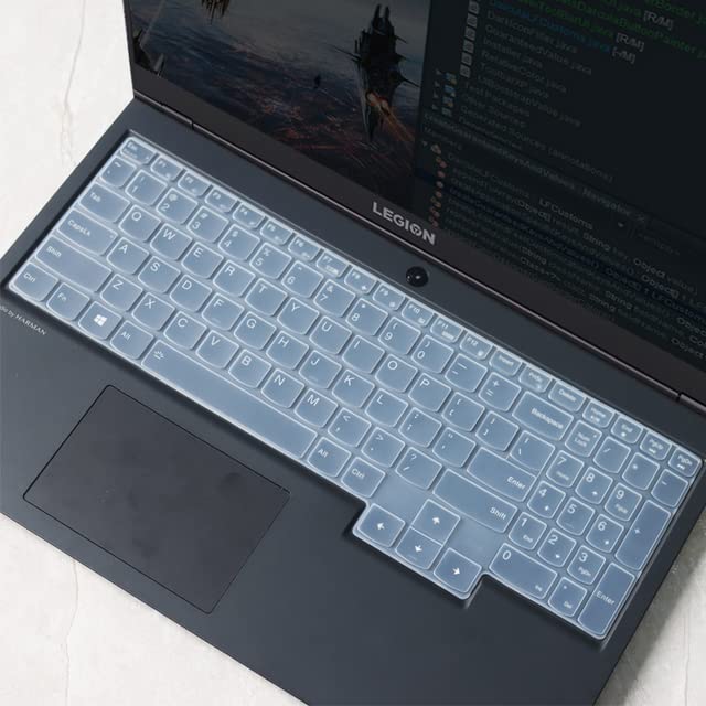 COMPUAE - For LENOVOs Legion Y9000X Y9000K R9000P R9000K R9000X 2022 2021 R Y 9000 X K P 9000P 16 inch Silicone laptop keyboard cover skin (transparent)
