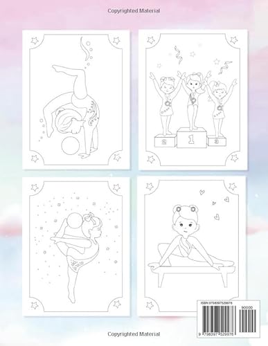image for Gymnastics Coloring Book: The Perfect Coloring Book for Future Gymnast