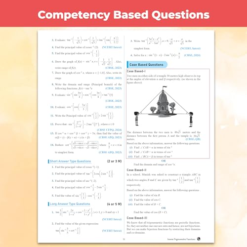Image of PW CBSE Question & Concept Bank Class 12 Mathematics 2027 Chapterwise & Topicwise | NCERT Exemplar Concept Maps PYQs Mock Test 50% Competency Based Questions | Solved By Deepak Sir