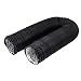Hon&Guan Tubo de Manguera de Ventilación Tubo Aire Flexible di Aluminio PVC...