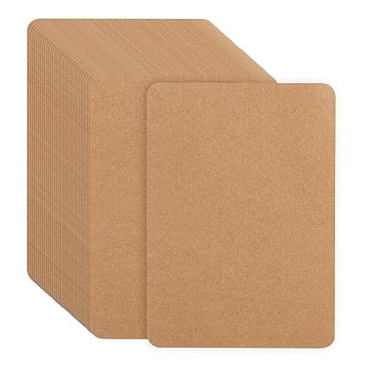 Yoosso 100 Hojas Cartulina Kraft A6, 14,8 x 10,5 cm Papel Kraft Tarjetas Cartulina Flashcards Tarjetas para Escribir Imprimir Diseñar Rarjetas de Felicitación Postales (250g/m², Marrón)