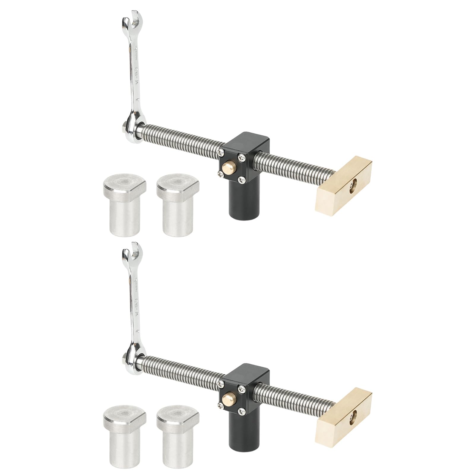 Quick-Release Woodworking Desktop Clip Clamp Steel Benching Dog Fixture for 19 / 20mm Workbench Holes