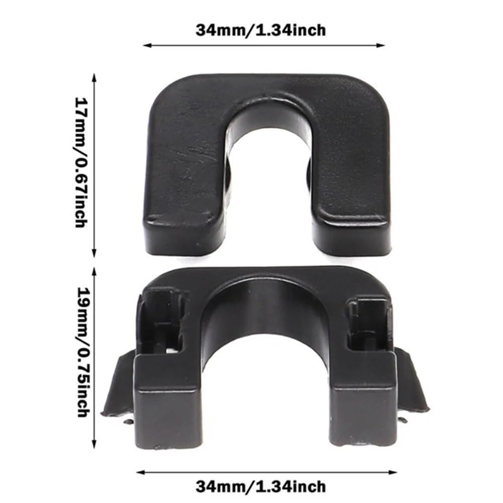 Tronco Privacy Cappelliera Per Ford Per Fiesta MK7 Per C-Max MK1 E 2 2008-2017 Cerniera Perno Ripiano Posteriore 015532109E Copertura Bagagliaio Posteriore(4 sets)