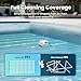 Poolmate Hydro 4 SE Corded Robotic Pool Cleaner, 150W 180μm Class Basket Filter Pool Vacuum with Climbing Walls & Floors, Ideal for Inground Pools Up to 40FT Long Cable