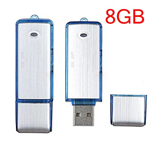 4 G and 8 G USB 2.0 Digital Voice Recorder 2 en 1 Memory Stick + Audio Voice Recorder + Grabación de voz para reuniones récord Audio dictap Smartphone U de disco