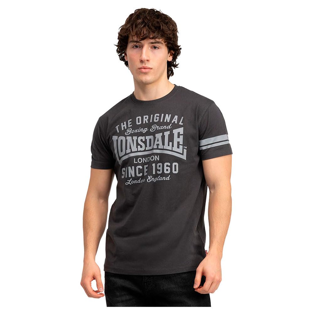 Lonsdale London WINNARD Männer T-Shirt grau Basics, Casual Wear, Streetwear