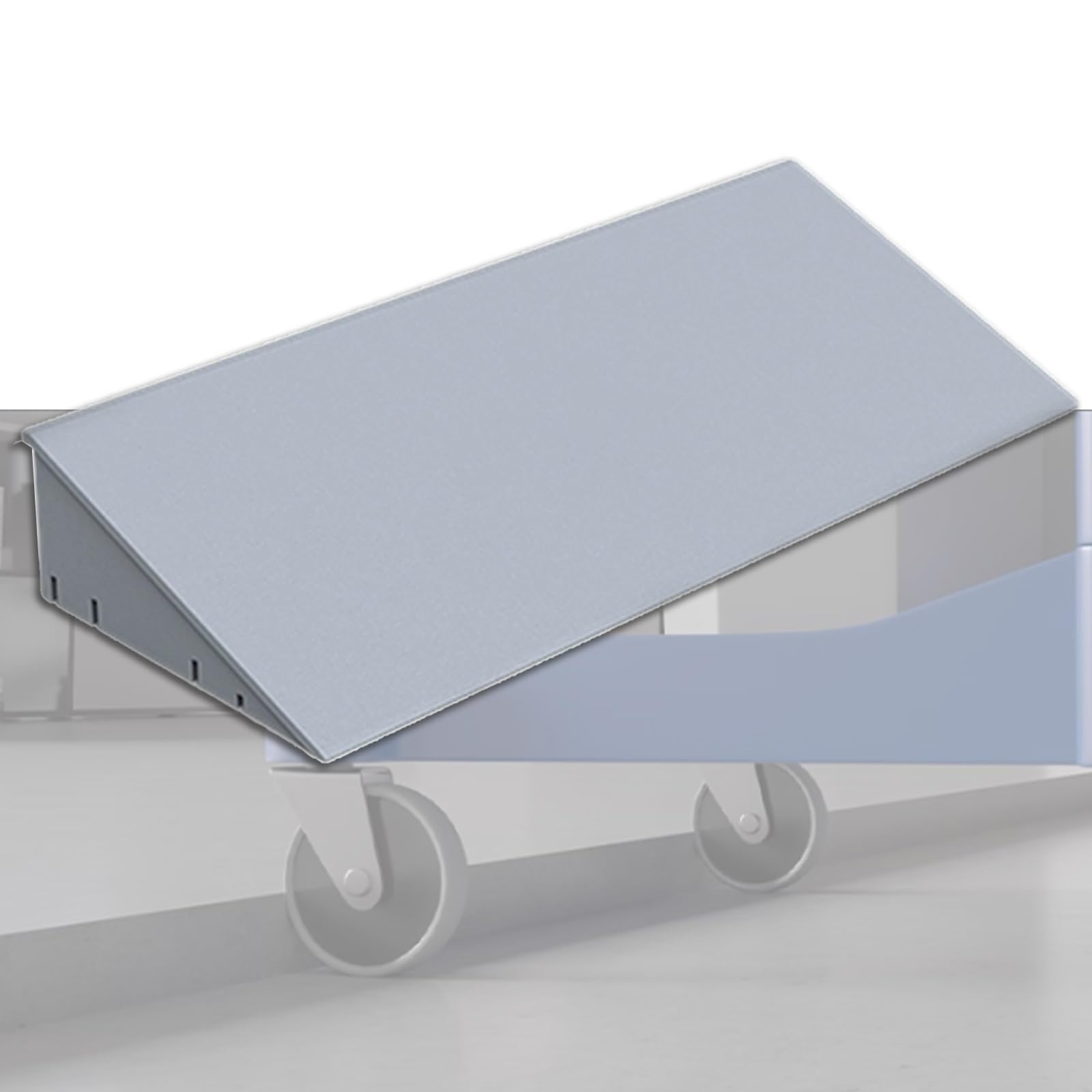 KRXSOBNV Threshold ramp, Ramps for Sheds with Frosted Non-Slip for Balance Bikes, Bicycles & Carts(Gray,50 * 20 * 8)