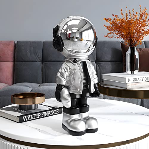 Estatua de Astronauta Decorativa de Resina Moderna miniatura 5