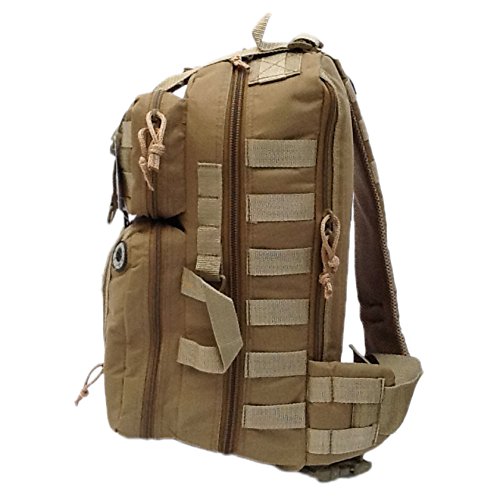 18" 1200cu. in. Tactical Sling Shoulder Hiking Backpack TL318 TAN