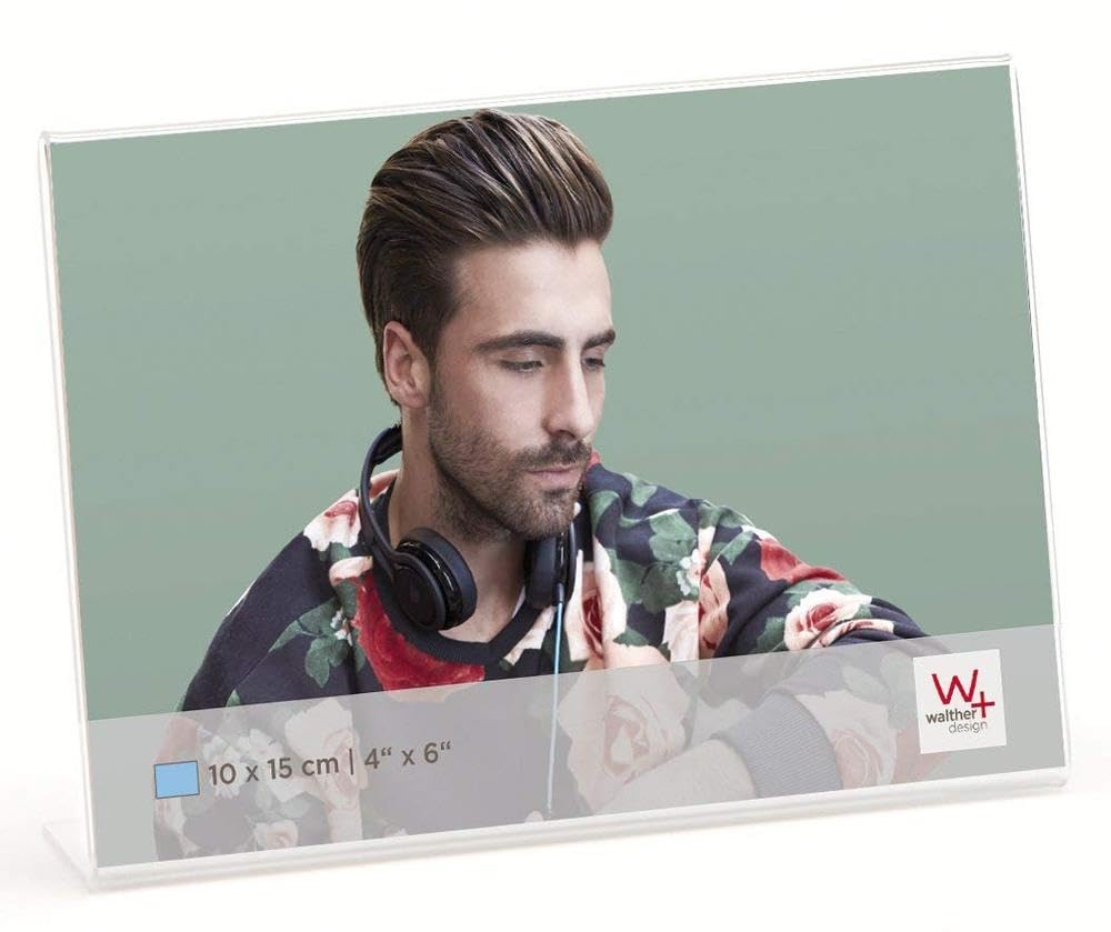 walther design Bilderrahmen 20 x 30 cm Kunstglas Querformat Portraitrahmen ASQ2030