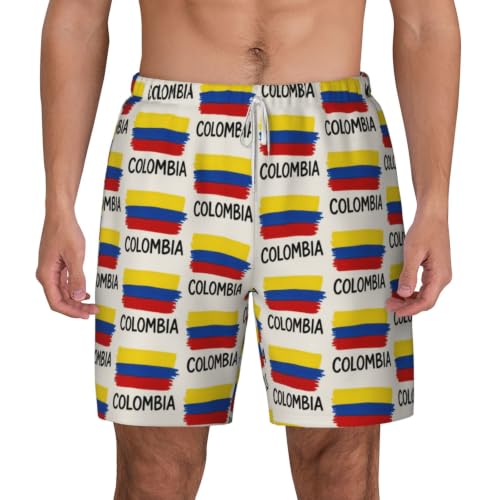 Bañador de Colombia para hombre con cómodos bolsillos para playa y senderismo