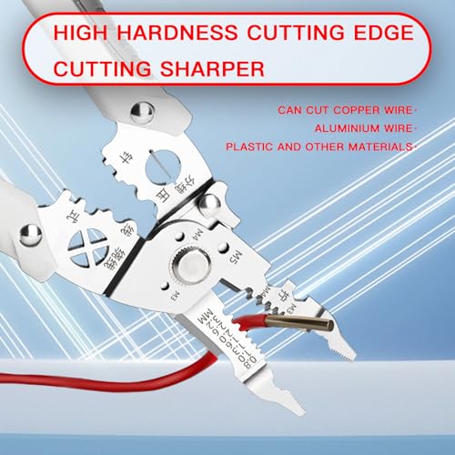 Image of 2024 New Multifunctional Wire Stripper Crimper Cable Cutter Pliers, Professional Electrical Wire Stripping Tool, Multipurpose Wire Stripper For Electrical Cable Cutting (1)