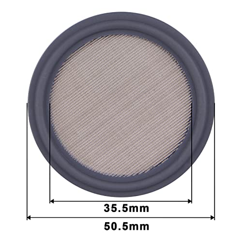 Image of DERNORD 1.5 inch FKM Sanitary Gasket w /Stainless Screen - Tri Clamp Clover (200 Mesh)
