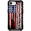 Tattered US Flag We The People Constitution