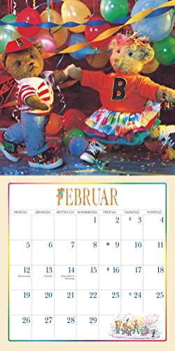 Dumont The Teddy Bear Brochure Calendar 2024, in Format 30 x 30 cm, Monthly Calendar with School Holiday Dates - Image 4