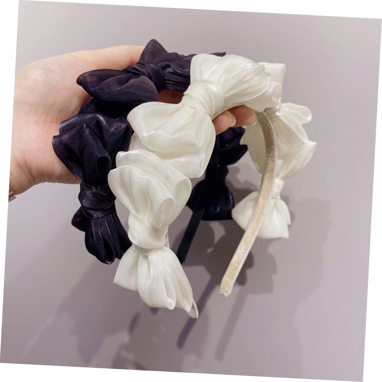 FRCOLOR 5 Diademas Elegantes Con Lazo Para El Pelo Para Mujer Herramienta De Peinado Para Fiestas Y Festivales.