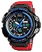Produktbild Herren Military Sportuhr Chronograph LED Display Digital Quarz Multifunktions wasserdichte Uhr, blau rot
