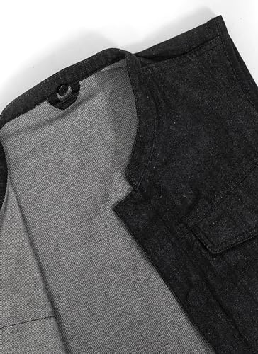 First Mfg Co - Kreshaw - Men's Motorcycle Biker Riding Denim Vest4