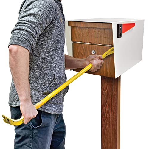 Image of Mail Boss Mail Manager Modern Locking Post Mount Mailbox, USPS Approved
