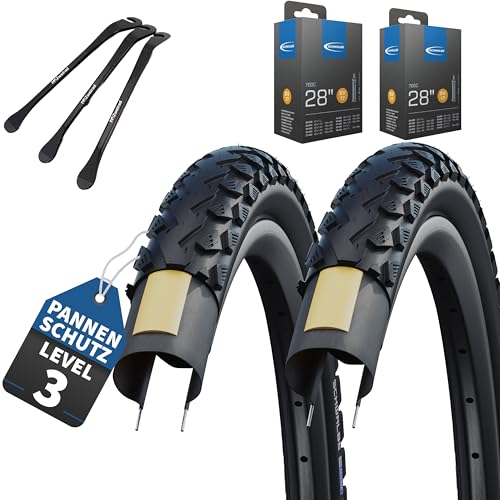 2er Set Schwalbe Fahrradreifen Land Cruiser 28 Zoll, Verschiedene Breiten mit wählbar zusätzlich AVâ€¦ – Miniatur