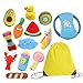 Legendog 12PCS Set di Giocattoli per Animali Domestici Giocattolo da morso di Cane con morso di Cane in Peluche con Borsa a Cordoncino