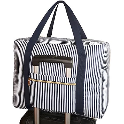 Foldable Travel Bag Travel Duffel Bag Weekend Bag Sports Gym Water Resistant Nylon Cover