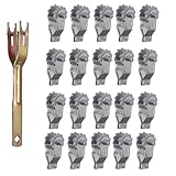 Zoiut Electric Fence Wire Strainer, 20PCS Heavy Duty Inline Wire Tensioner, Wire Ratchet Tensioner for Electric Fence,& 1pcs Handle