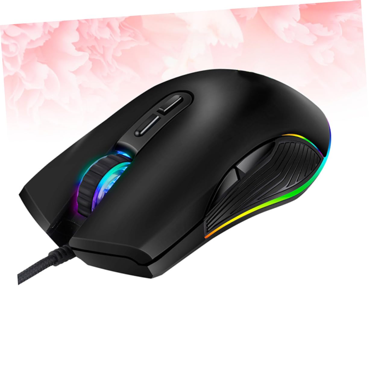 NUOBESTY Mouse Da Gioco Usb c Cablato Tasti Programmabili Rgb Retroilluminato Ottico Dpi Regolabili Ergonomico Per Pc e Laptop