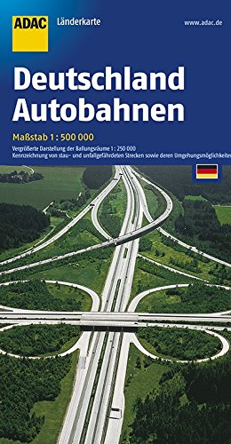 Télécharger ADAC LänderKarte Deutschland Autobahnen 1:500 0 Francais PDF