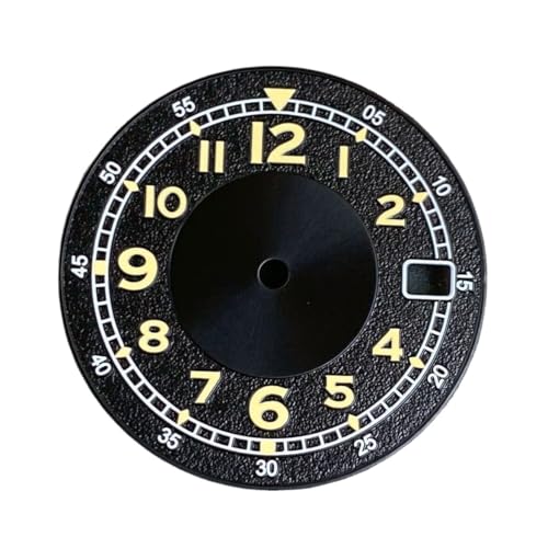 1個 29mm ブラックグリーン 夜光 ブラックグリーンダイヤル NH35A NH36A 時計アクセサリーパーツ(Black dial)