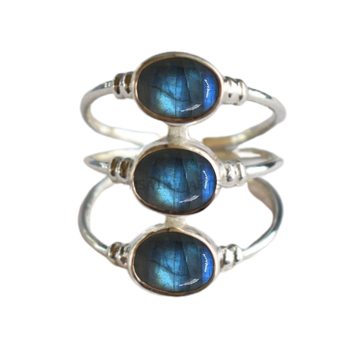 925 Sterling Silver Ring For Women & Girls, Simulated Garnet Ring Gemstone Unique Handcrafted Ring