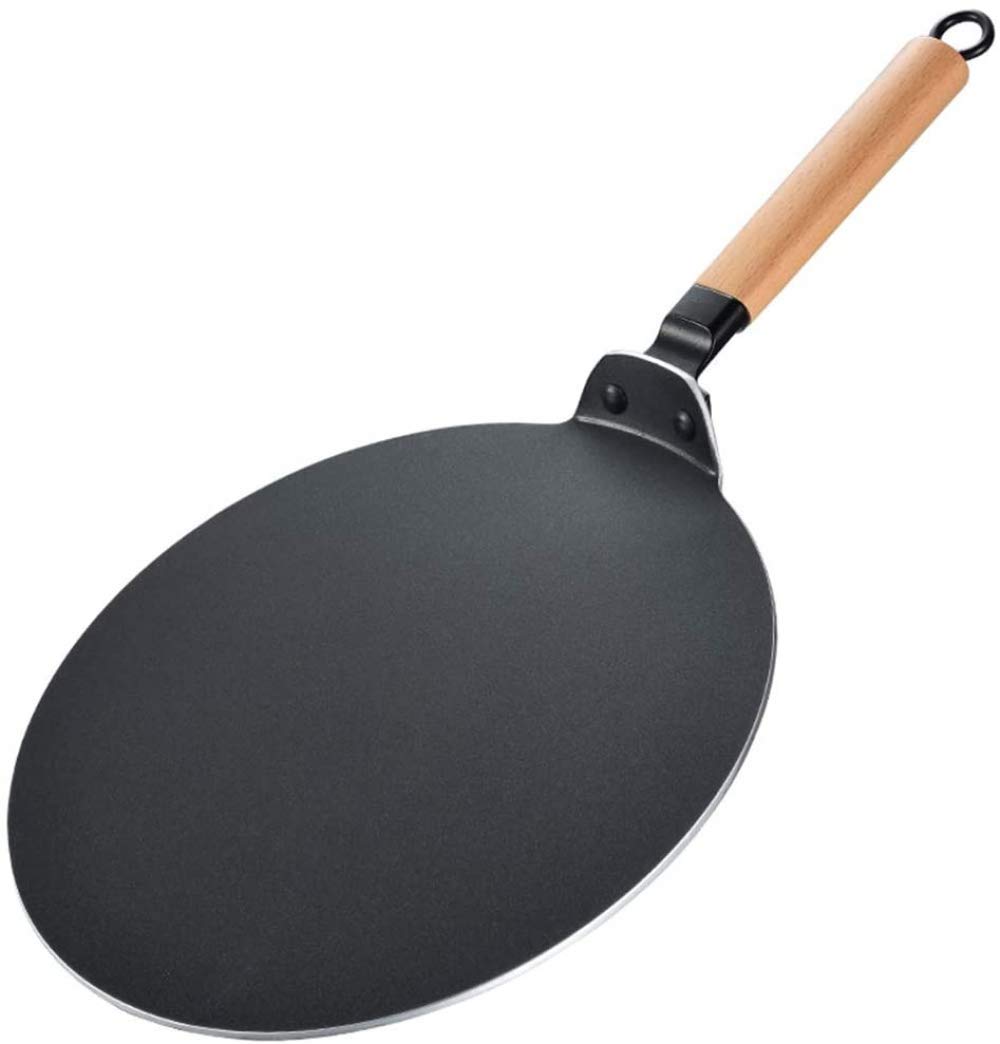 Patelnia do naleśników nieprzywierająca do jajek stekowych, domowych naleśników owocowych, indukcyjna, niekompatybilna, pogrubiająca, 30 cm