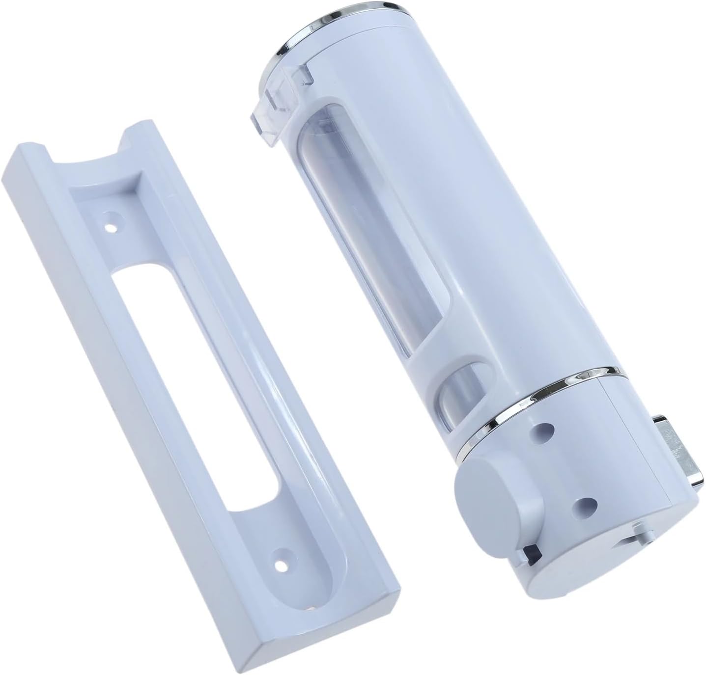 Wall Mounted Soap Dispenser 400ml Liquid Soap Dispenser Wall Mounted Press Refilling Botter Bathroom Shower Shampoo Kitchen Detergent Home Office(Black)