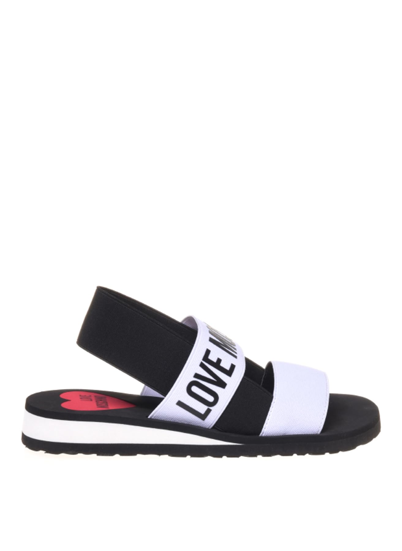 Love Moschino POLJA16033G0MJN410A, Women's Sandals, White, EU 39, White, 7 UK