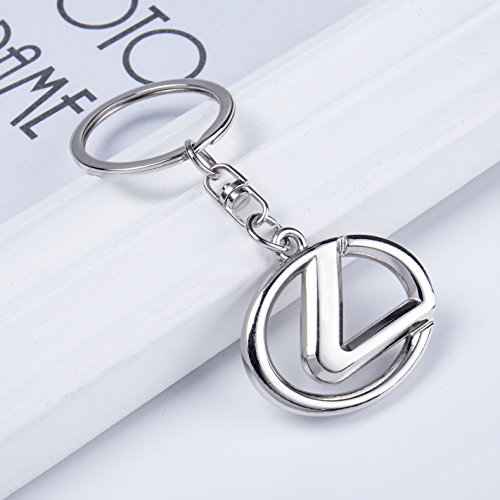 QZS Car Case Remote Key Bag - Leather Black Car Keychain Wallet Bag Case for Key Chains Key Rings Holder for Lexus Cars